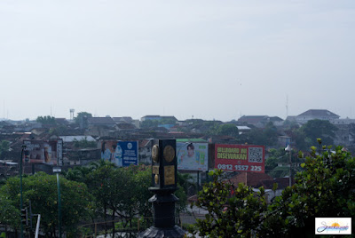 Foto Landscape Yogyakarta dari Gedung Parkiran 1 Jl. Malioboro