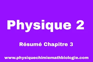 Résumé de Chapitre 3 Physique 2 Electricité (L2-S2-ST) PDF