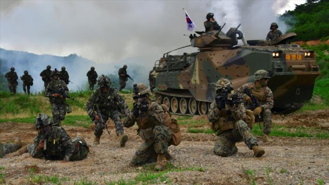 EEUU y Corea del Sur inician ejercicios militares contra Pyongyang