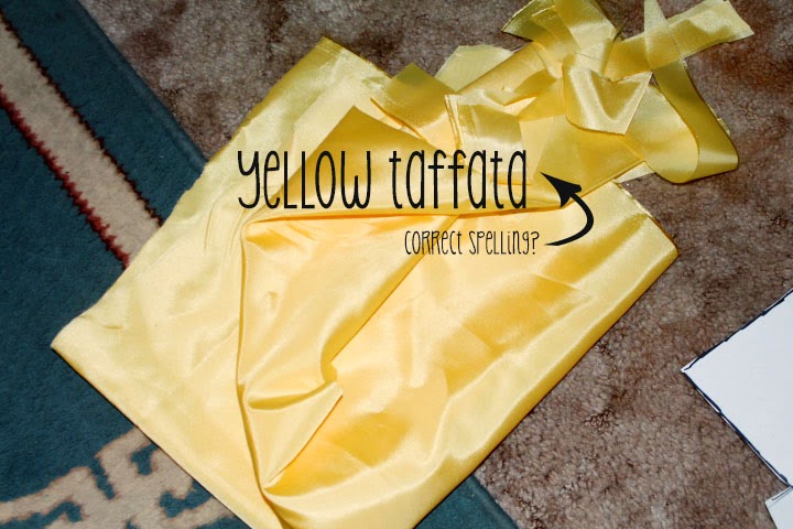 Yellow taffeta for fluttershy