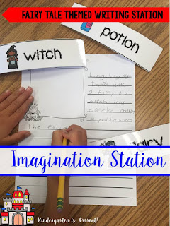 Looking for a way to spice up your writing station – check out these writing packets for your writing center – there are writing prompts, writing papers, and vocabulary to go along with the theme.  This packet is centered on fairy tales so is perfect for imagination writing – let the creative juices flow!  Check out the other themes as well – there are 2 I can’t wait to use for the end of the year! These are perfect for kindergarten, first grade, and even second grade!