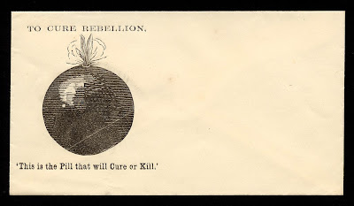 Civil war bomb propaganda envelope