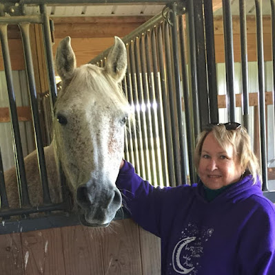 Patricia Gilkerson with her horse