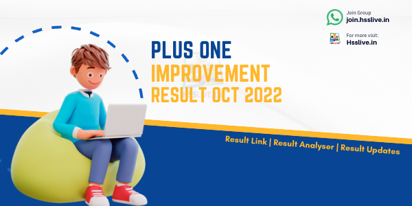 How to Download Kerala Plus One Improvement Result October 2022?