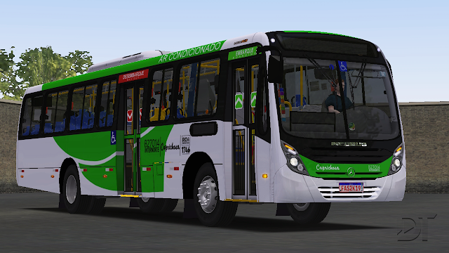 OMSI 2 - Neobus Mega Plus MB OF-1721 BT5 AC padrão Flores/Caprichosa (RJ)