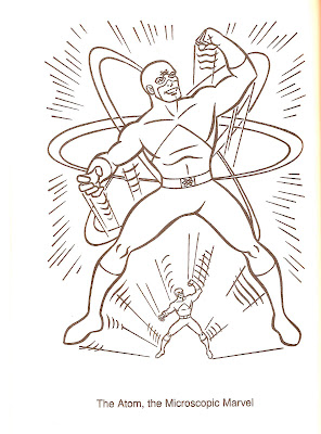 Marvel Coloring Pages on The Atom  Dc Comics Super Heroes Coloring Book  Atom Page  2