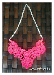 Lace Statement Necklace