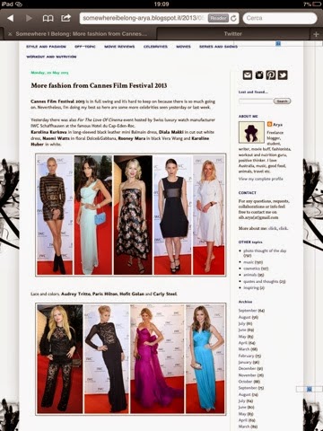 +Audrey Tritto and +paris +Hilton fashion style in Cannes Film Festival 2013