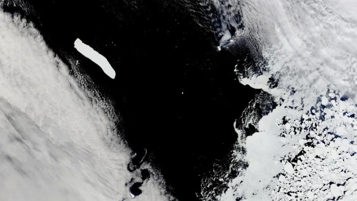 أكبر جبل جليدي في العالم A-76A
