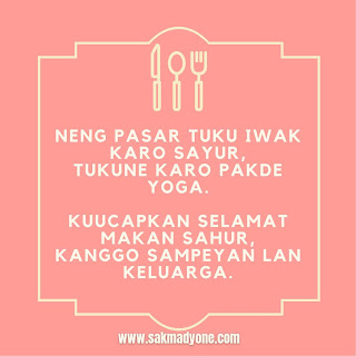 pantun ucapan selamat sahur