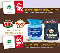 Concorso Negroni e AIA : vinci 30 Gift Card PAM da 100 euro