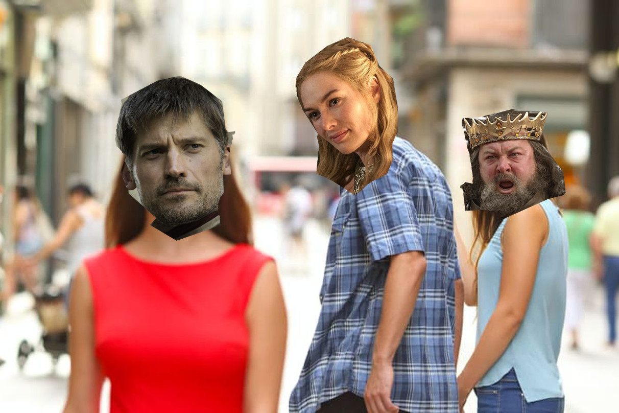 Jaime Lannister, Cersei Lannister y Robert Baratheon (Game of Thrones)