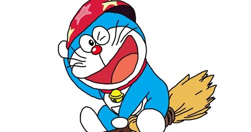 200 Gambar Doraemon  Naik Sapu Terbang  HD Paling Keren 