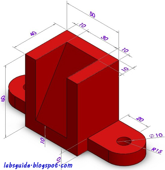 Solidworks practice exercise daigrams