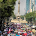 Maestros de la CNTE protestas en el Senado contra reforma educativa