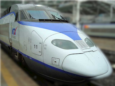 9. The fastest trains are Kurayel KTX - South Korea, 205 mph