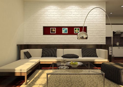 Desain Keramik  Dinding Ruang Tamu Rancangan Desain Rumah  