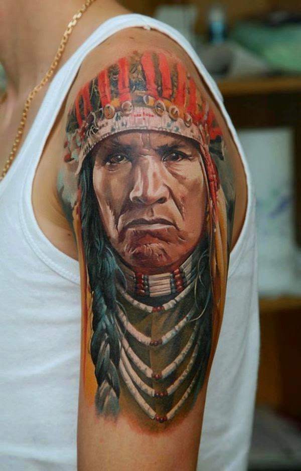 American Citizen Face Tattoo Designs, Designs of American Tattoos, True American Tattoo Decorations, Parts, Artist.