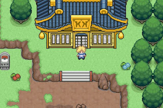Pokemon Violet para GBA Templo Primer Gimansio Pokemon