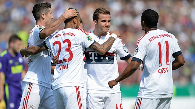 Pela DFB-Pokal, Bayern vence o Nottingen e avança de fase.