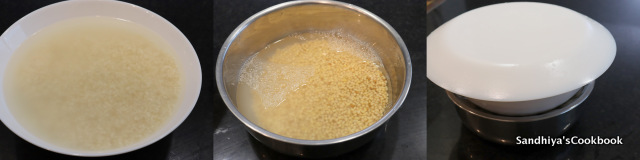 Making of idli and dosa batter