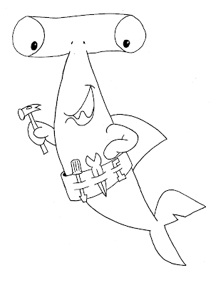 Shark coloring pages