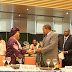 JK HANDS OVER ALMA CHAIR TO PRESIDENT ELLEN JOHNSON SIRLEAF OF LIBERIA