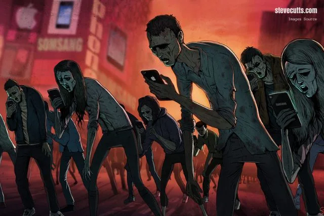 Social media make people zombie and negatively affect their life