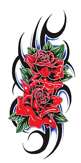 rose tattoos, tattooing