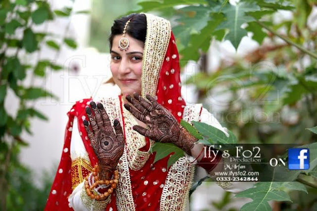 Sanam Baloch Wedding Pic Nikah Day