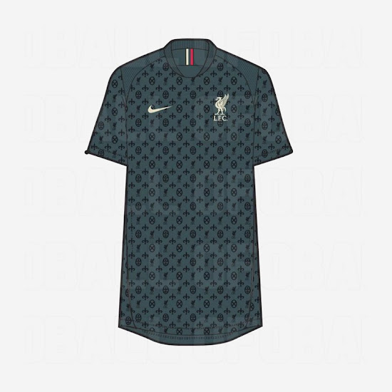 Nike Liverpool 21-22 Pre-Match Shirt Leaked - Features ...