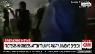 CNN Reporter Outside Trump Rally Gets Tear Gassed, Can Barely Speak (Video)
