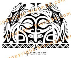 lizard polynesian tattoos tribal masks images