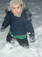 My little snow bunny... in Ga!