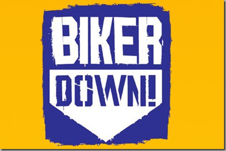 Biker down