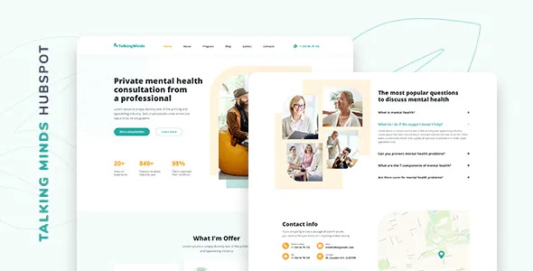 Best Psychotherapist HubSpot Theme