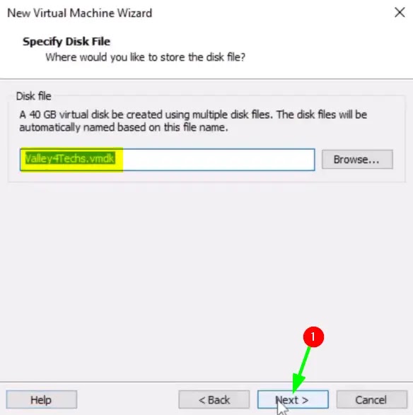 تهيئة Virtual Machine جديدة على برنامج VMware