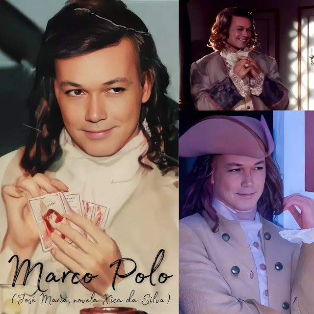 Montagem de Marco Polo como José Maria