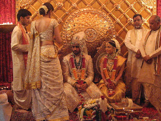 Aishwarya Rai And Abhishek Sitting In Mandap