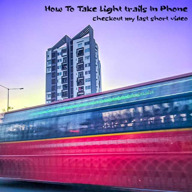 How To Take Light Trails in Phone