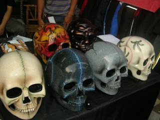 helm aneh, helm antik, helm langka, helm tengkorak