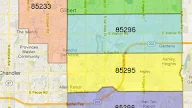 Mesa Zip Codes Map