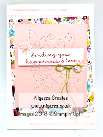 On Stage Make & Take: Needle Point Card Nigezza Creates