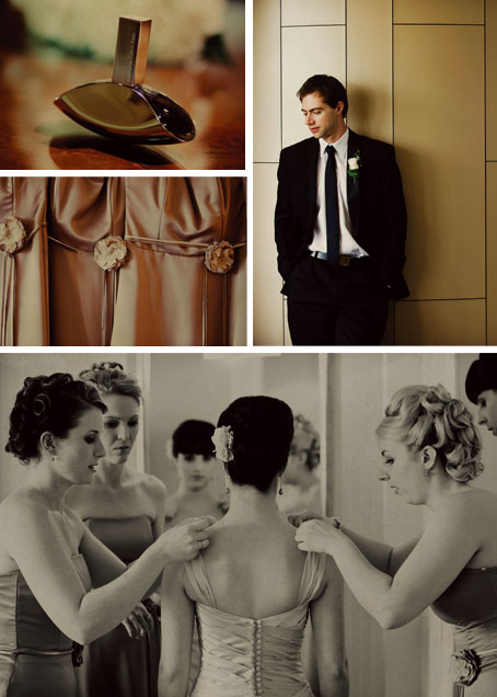  Dusty Pink Chocolate colour theme for their wedding celebration