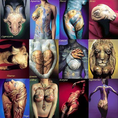 body painting best tatto ZODIAC