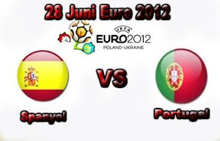 Spanyol vs Portugal Semifinal Euro 2012