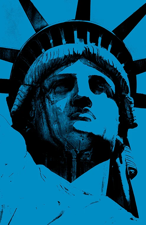 lady liberty illustration statue of liberty vector new york city por art graphic design art photoshop inkscape free estatua de la libertad nueva dibujo drawing estilo andy warhol style colors blue azul colores color