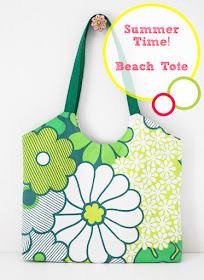 Beach tote sewing pattern
