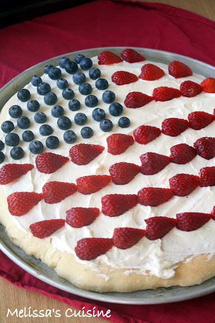 Melissa's Cuisine: Patriotic Fruit Pizza