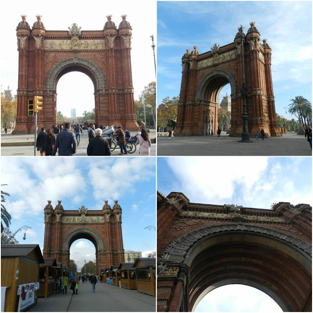 Arc de Triomf e Parc de la Ciutadella em Barcelona